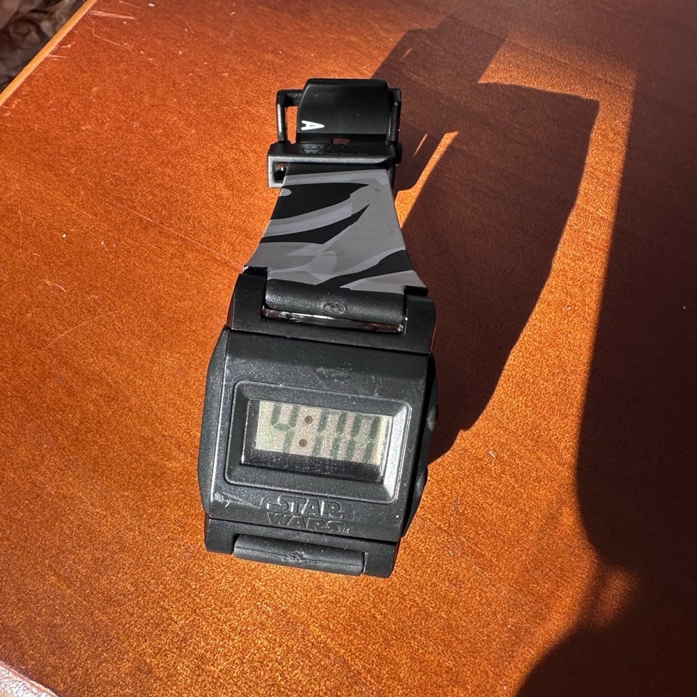 Star Wars A New Hope Digital Watch Luke Skywalker Storm Trooper Vintage